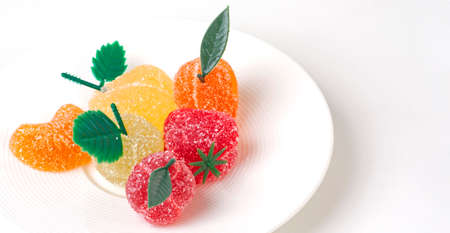 a very tasty candy on the plate