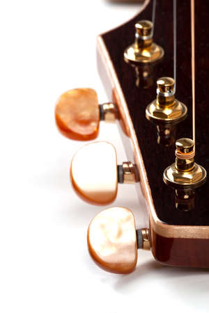 new acoustic guitar close up