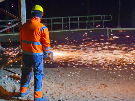 construction worker on construction site