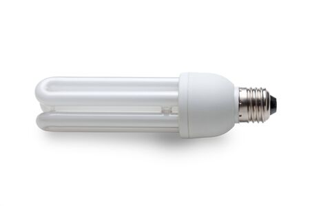 fluorescent lamps  isolated on a white background