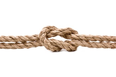 marines knot isolated on white backgroundの写真素材