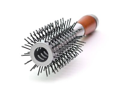 brush hair isolated on white backgroundの写真素材
