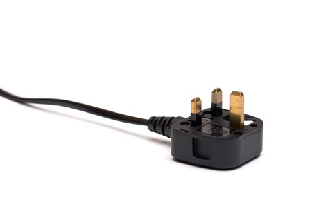 electrical plug  isolated on a white background