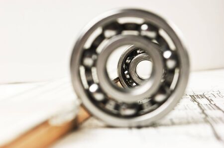 mechanical scheme and  bearingの写真素材