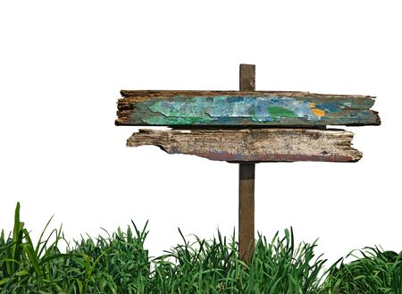 road sign  isolated on a white backgroundの写真素材