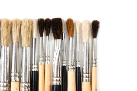 brush drawing isolated on a white background