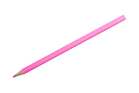 pink pencil isolated on a white  background
の写真素材