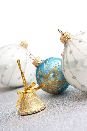 Christmas decoration  isolated on a white  background の写真素材