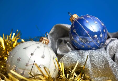 Christmas decoration  on Christmas background の写真素材