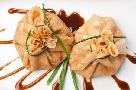 crepes stuffedの写真素材