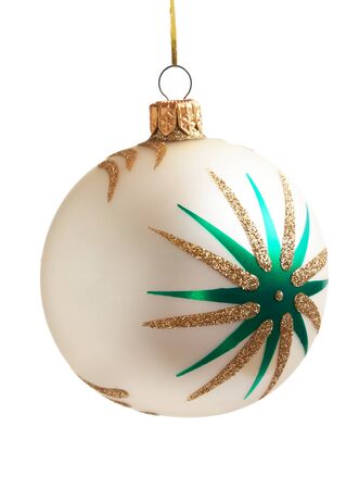 Christmas decoration  isolated on a white  background の写真素材