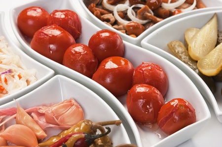 salad of pickled vegetablesの写真素材