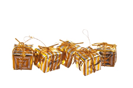 gift box  isolated on white backgroundの写真素材