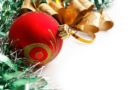 Christmas decoration  on Christmas background の写真素材