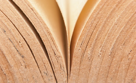 Binding of old books macroの写真素材