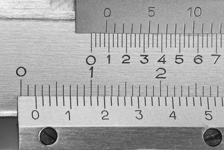 dial vernier calipers macroの写真素材