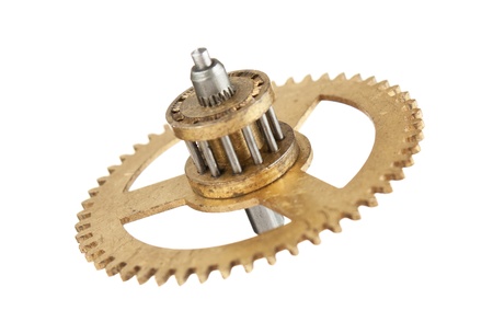 hour gear isolated on white background