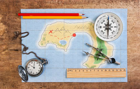 drawing maps of the coral islands