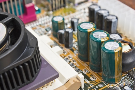socket on the electronic board