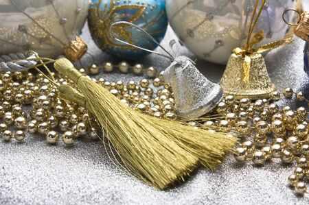 Christmas decoration  on Christmas background 
