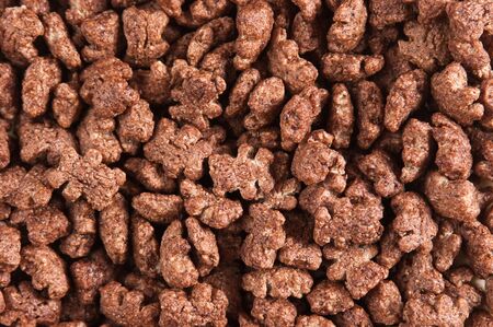 pile of chocolate cornflakes,backgroundの写真素材