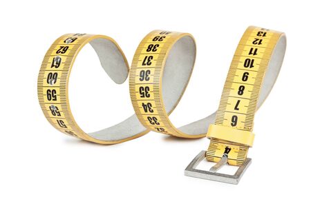 meter belt slimming isolated on a white background の写真素材