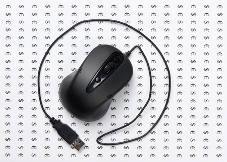 computer mouse as a sign of the e-mail