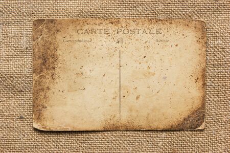 Vintage background with old postcardの写真素材