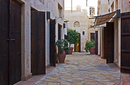 typical Arab market - souk in Dubai, UAEの写真素材