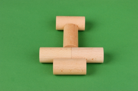 figures for the Russian game skittles