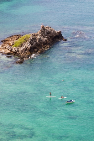 View of the Andaman Sea from the viewing point, Phuket , South of Thailand.の写真素材