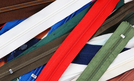heap of different locks zipper