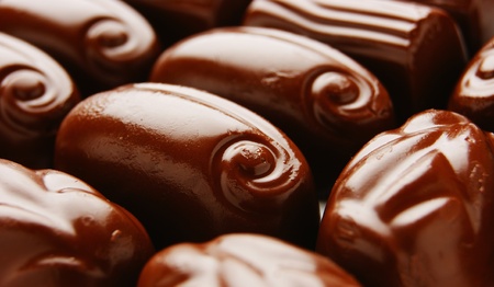 chocolate candies の写真素材