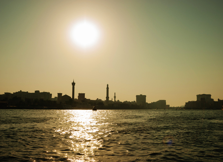 Ship in Port Said  in Dubai, UAE. の写真素材
