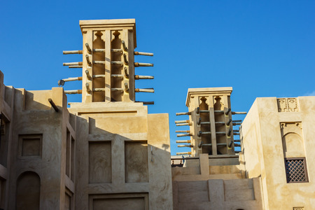 Wind towers - the traditional Arabic architectureのeditorial素材