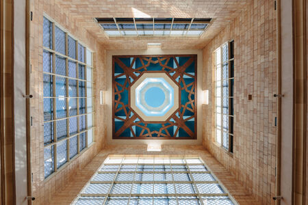 DUBAI, UAE-NOVEMBER 02: Interior IBN Battuta Mall store on November 02, 2013. Each salesroom is decorated in the style of different countries.のeditorial素材