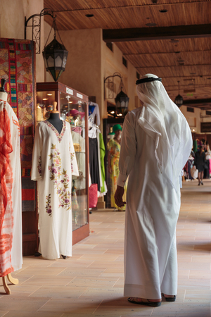 Street Market in Dubai Deira in Dubai UAE. Biggest market in Dubai.の写真素材