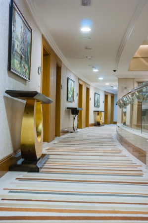 DUBAI, UAE - NOVEMBER 14, 2012: Grand Belle Vue Hotel Apartment Dubai. The hotel has 274 luxurious rooms.のeditorial素材