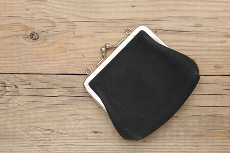 empty old purseの写真素材