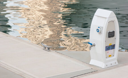 pier for boats and yachtsのeditorial素材