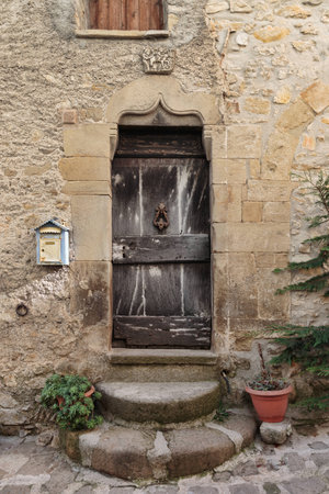 Entrance to the old houseの写真素材