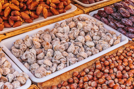 nuts in the storeの写真素材