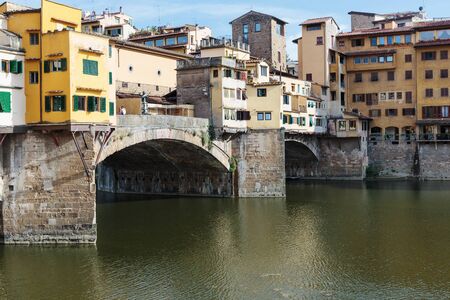 Ponte Vecchio in Florence , Italyの写真素材