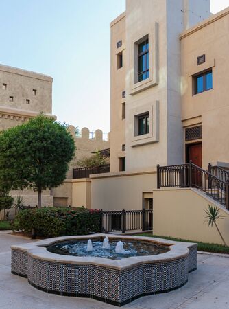 DUBAI, UAE - NOVEMBER 13, 2013: General view of the central area of the city