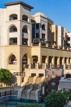 DUBAI, UAE - NOVEMBER 13, 2013: General view of the central area of the cityのeditorial素材