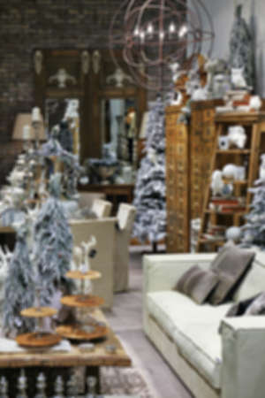 Christmas interior. Soft blurの写真素材