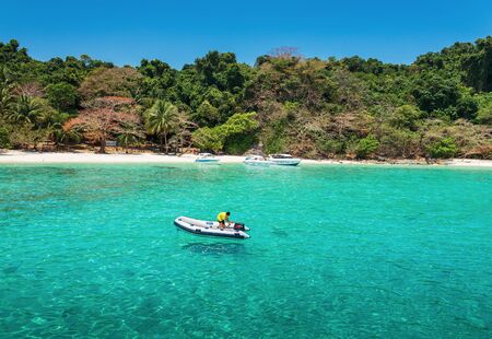 KOH CHANG, THAILAND - MART 30, 2015: National Park Mu Ko Chang, established in 1982, is one of the main reserves of Thailand.のeditorial素材