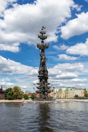 MOSCOW, RUSSIA - JUNE 25, 2018: Monument to Peter the Greatのeditorial素材