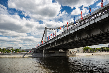 MOSCOW, RUSSIA - June 25, 2018: Krymsky bridgeのeditorial素材