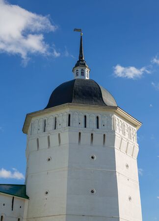 Ancient monastery in the old town, Sergiev Posad, Russiaの写真素材
